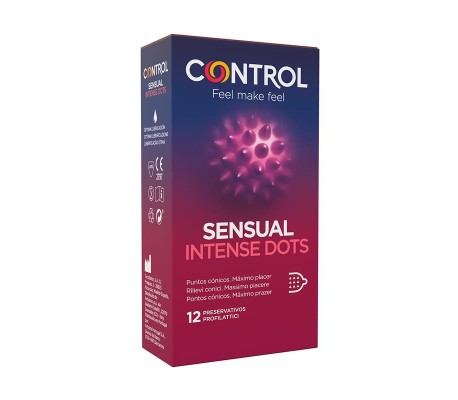 Sensual Intense Dots 12 uds