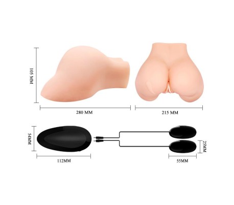 Julie Masturbador Vagina y Ano con Vibración