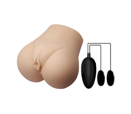 Masturbador Doble Vagina y Ano con Vibración