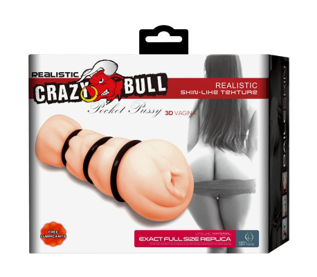 Pocket Pussy Masturbador Vagina 3D