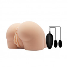 Masturbador Doble Vagina y Ano con Vibración