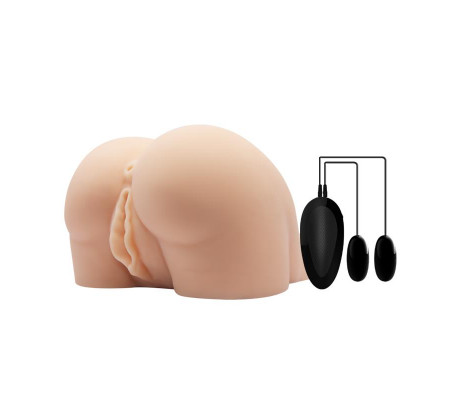 Masturbador Doble Vagina y Ano con Vibración