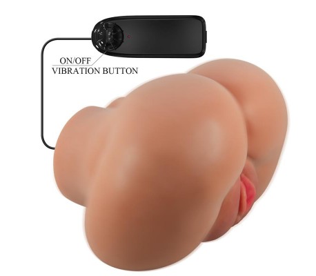 Luna Masturbador con Vibración Vagina y Ano