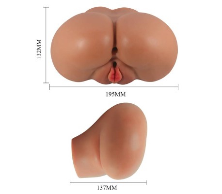 Luna Masturbador con Vibración Vagina y Ano