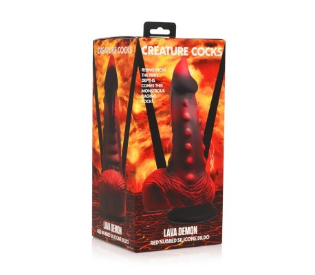 Lava Demon Thick Nubbed Dildo Demonio
