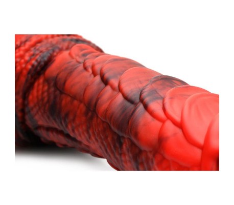 Fire Dragon Red Scaly Dildo Dragón