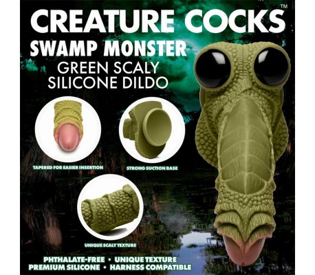 Scaled Swamp Monster Dildo 9.4