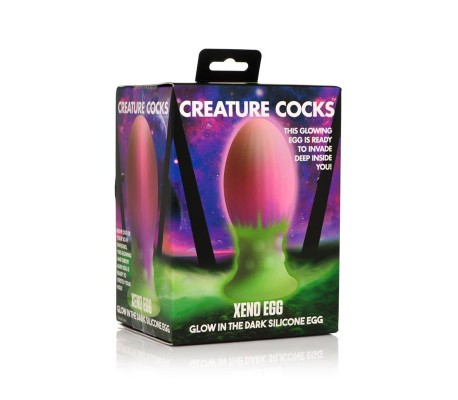 Huevo Xeno Egg Brilla en la Oscuridad Grande 5.25