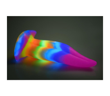 Unicorn Tongue Dildo Lengua Brilla en la Oscuridad 8.4