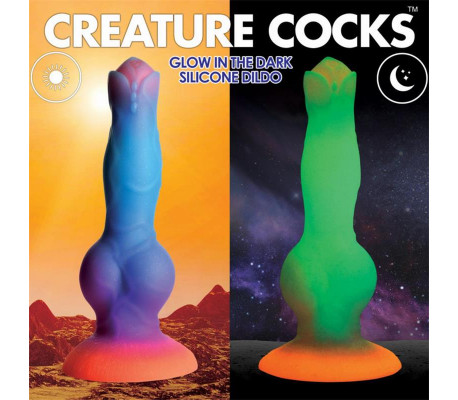 Dildo Alien Brilla en la Oscuridad 8.5