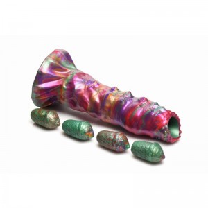 Dildo Ovipositor con 4 Huevos de Silicona 9