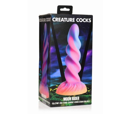 Dildo Unicornio Brilla en la Oscuridad
