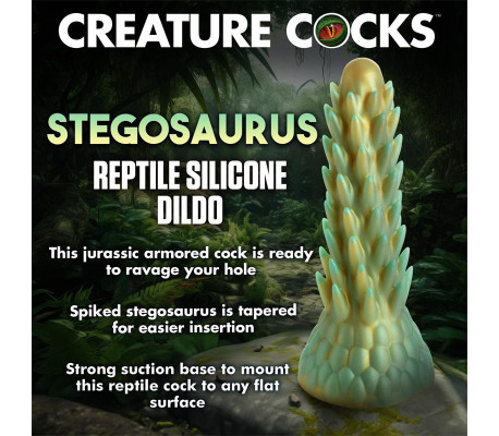 Dildo Dragón Stegosaurus Spiky Reptile