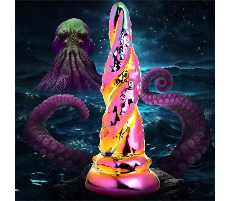 Dildo de Vidrio borosilicato Enchanting Rainbow