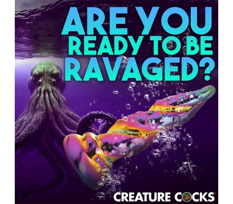 Dildo de Vidrio borosilicato Enchanting Rainbow