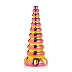 Dildo de Vidro de Borosilicato Twilinght Rainbow