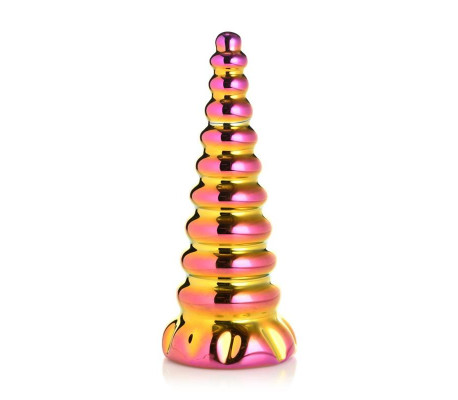 Dildo de Vidro de Borosilicato Twilinght Rainbow