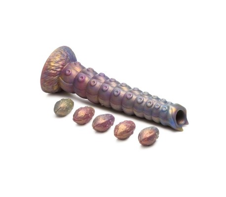 Dildo Ovoposito con 5 huevos Deep Invader Tentacle
