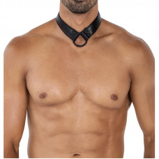 BL4CK08 C-Ring Body Collar Blackleatherlike Talla Única