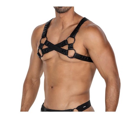 H4RNESS06 Arnés de Pecho 4WAY Negro Talla Única