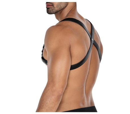 H4RNESS06 Arnés de Pecho 4WAY Negro Talla Única