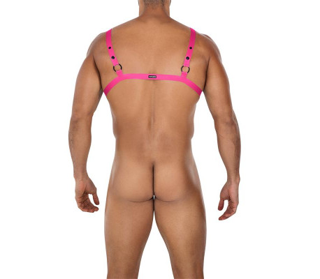 H4RNESS04-C Arnés Cruzado Ring Rosa Talla Única