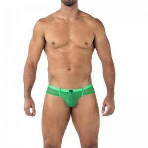 C4MSPX22 Calzoncillo Cheeky Brief Verde