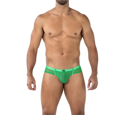 C4MSPX22 Calzoncillo Cheeky Brief Verde