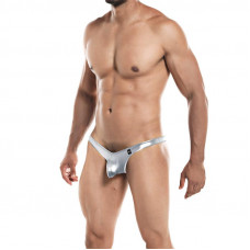 Tanga con Push Up Provocative Plateado Skai