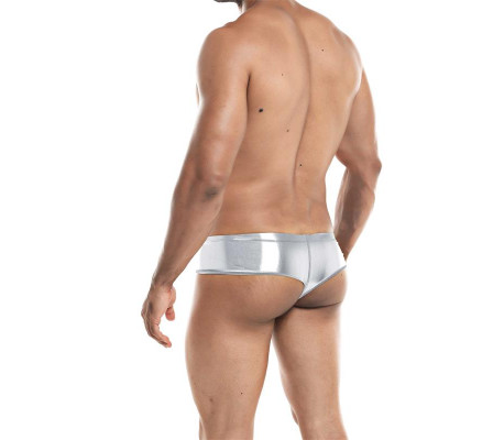 Cheeky Brief Provocative Pleatedo Skai