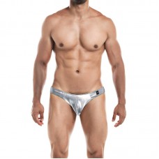 Slip Bikini de Corte Bajo Provocative Plateador Skai