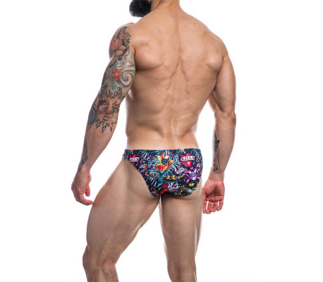 Slip Bikini de Corte Bajo Provocative Tattoo