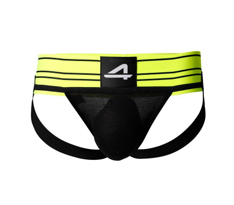 C4M15 Suspensorio Estilo Rugby Neon Lime