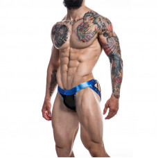 C4M14 Suspensorio Desire Leatherette Azul
