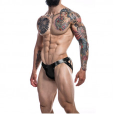 C4M14 Suspendorio Desire Leatherette Negro