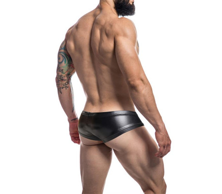 C4M10 Boxers Tipo Shorts Leatherette Negro