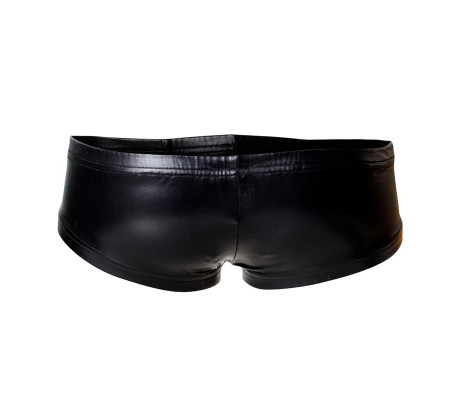 C4M10 Boxers Tipo Shorts Leatherette Negro