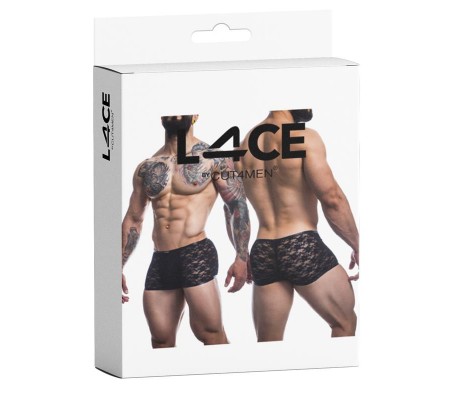 L4CE05 Boxer con Encaje