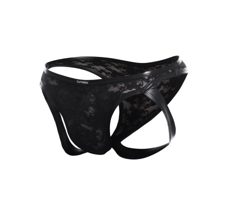 L4CE04 Slip Estilo Suspensorio con Encaje