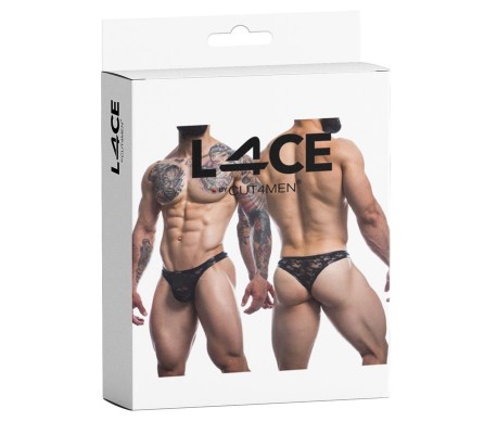 L4CE03 Tanga con Encaje