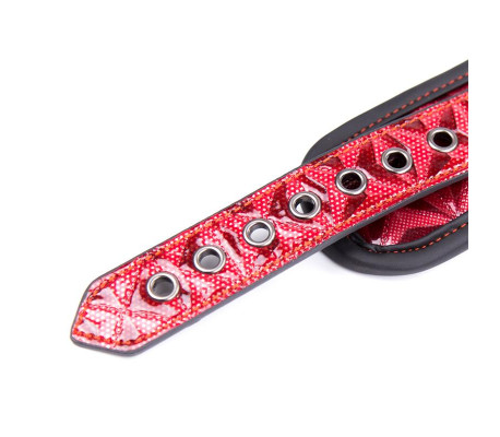 Collar con Correa Ajustable Diamond Cuero Vegano