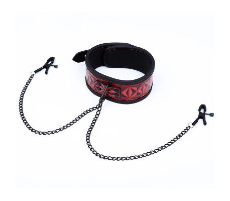 Collar con Pinzas para los Pezones Diamond Cuerpo Vegano