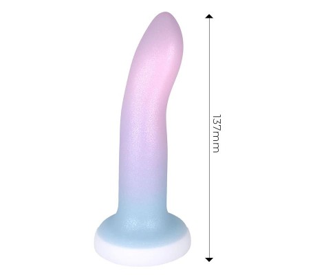 Dildo con Ventosa Color Degrado 13.6 cm