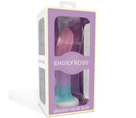 Dildo con Ventosa Color Degrado 13.6 cm