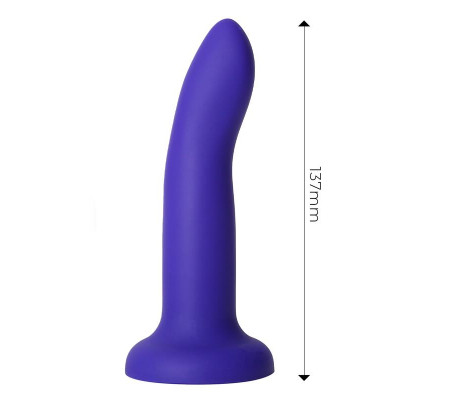 Dildo que Cambia de Color Púrpura a Rosa Talla S 14 cm