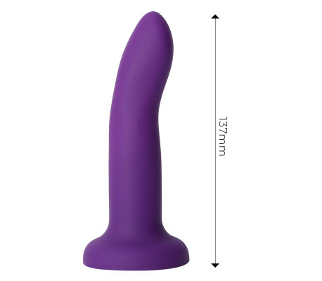 Dildo que Cambia de Color Púrpura a Rosa Talla S 14 cm