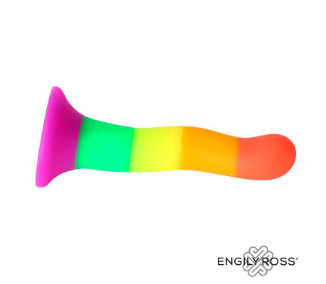 Dildo Color Arcoiris 18 cm