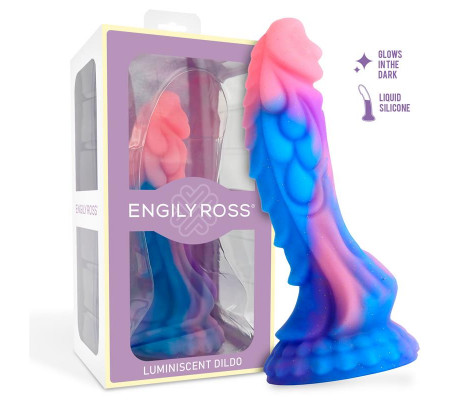 Dildo Dragón Brilla en la Oscuridad 18 cm