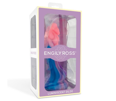 Dildo Dragón Brilla en la Oscuridad 18 cm