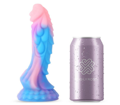 Dildo Dragón Brilla en la Oscuridad 18 cm